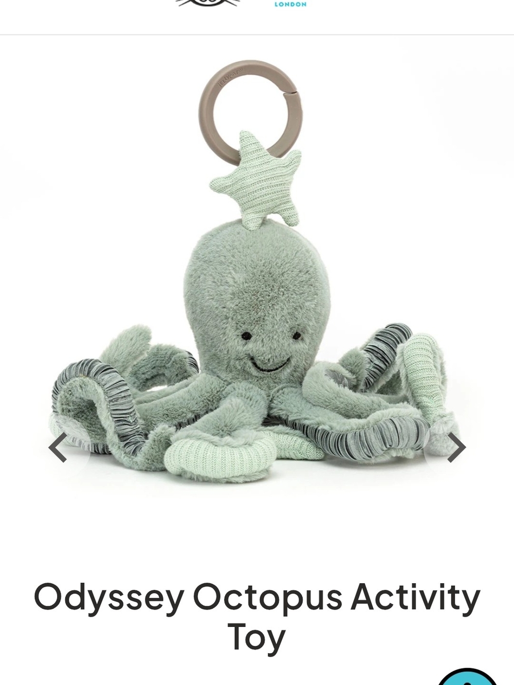 Jellycat - Odyssey Octopus Activity Toy